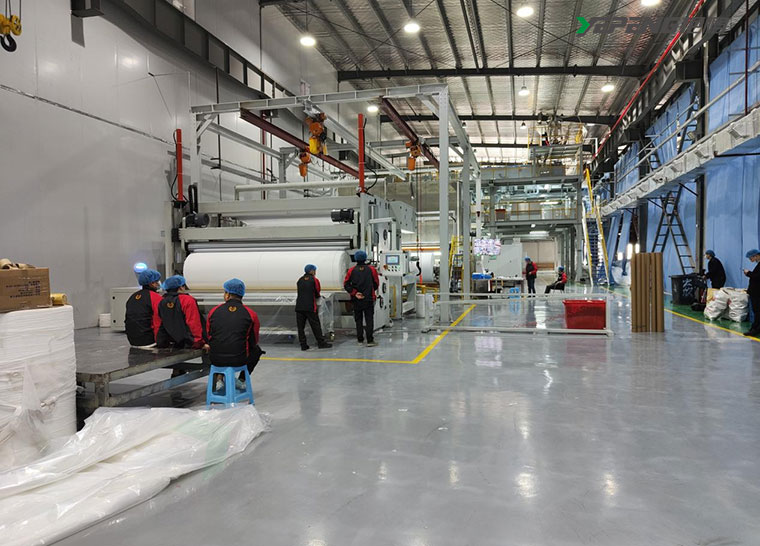 YP-SSXS型高速无纺布机主要生产卫生用品